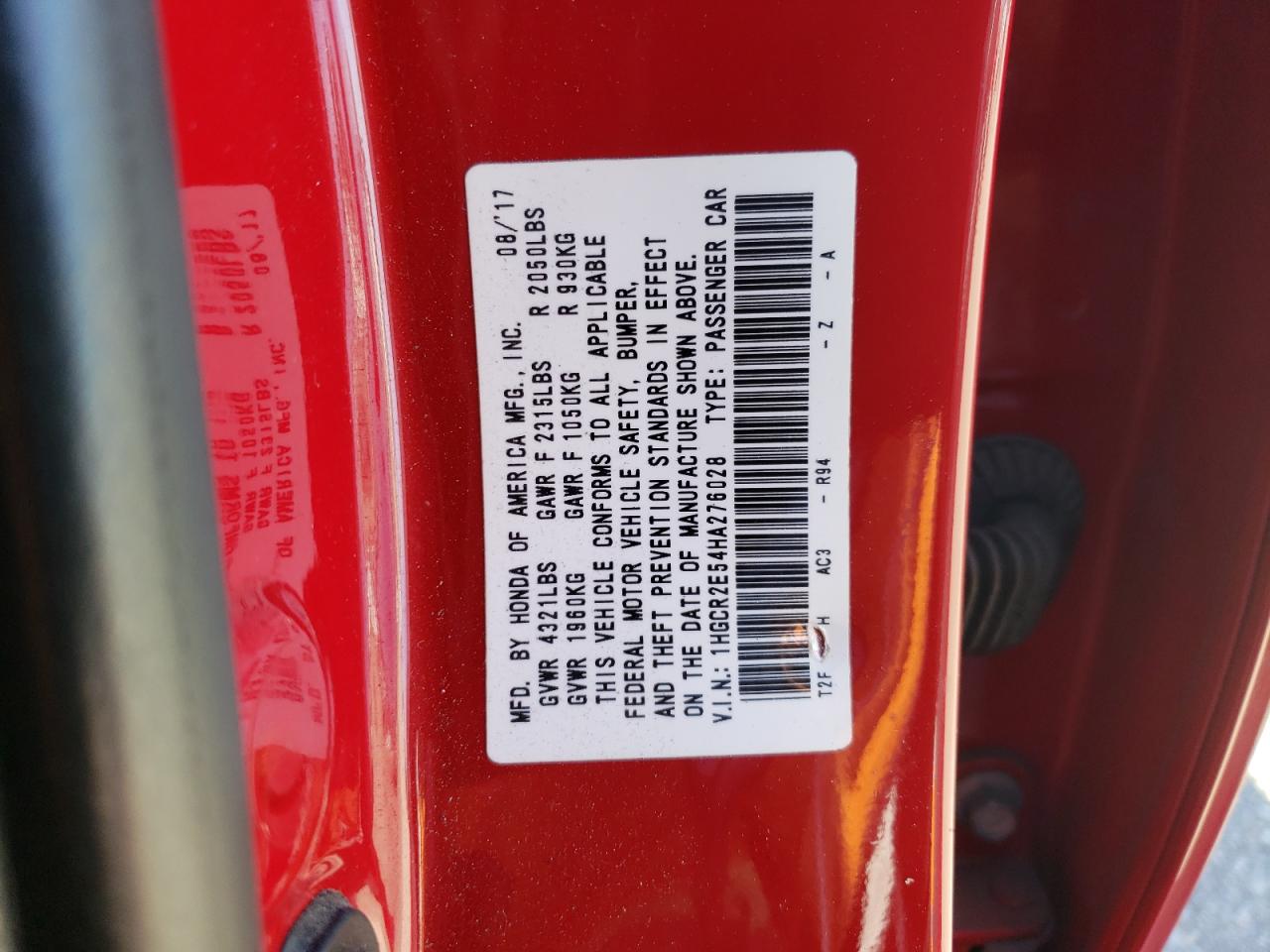 2017 Honda Accord - Image 14
