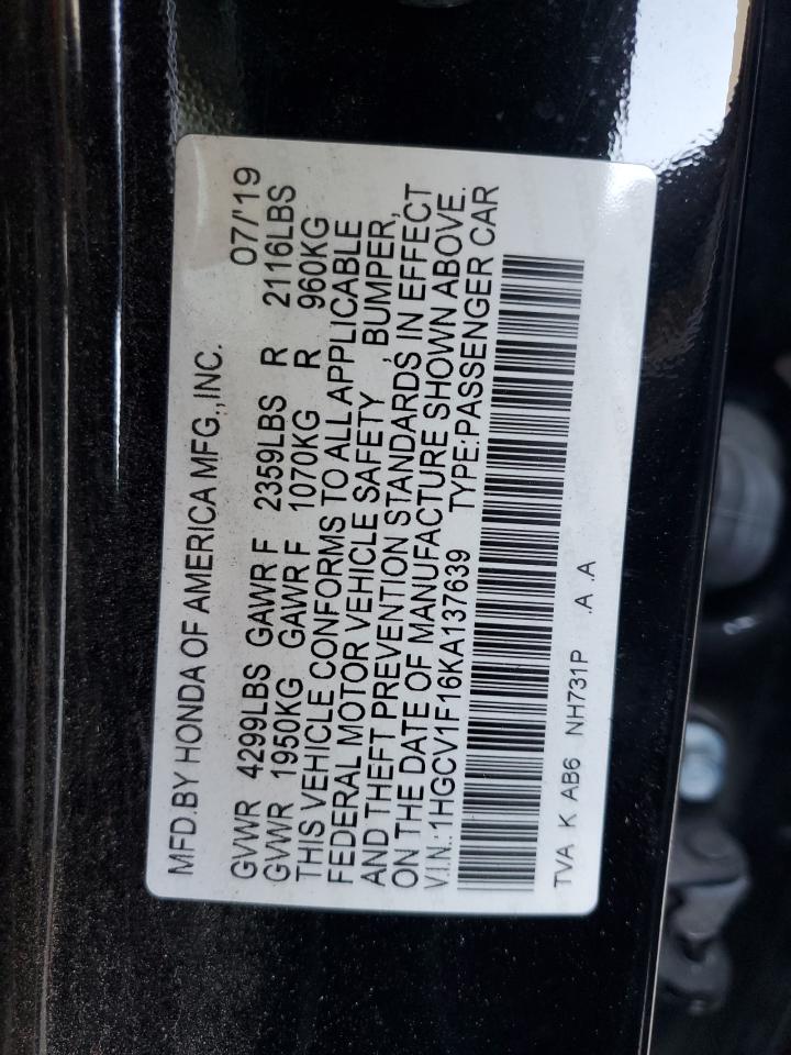 2019 Honda Accord - Image 12