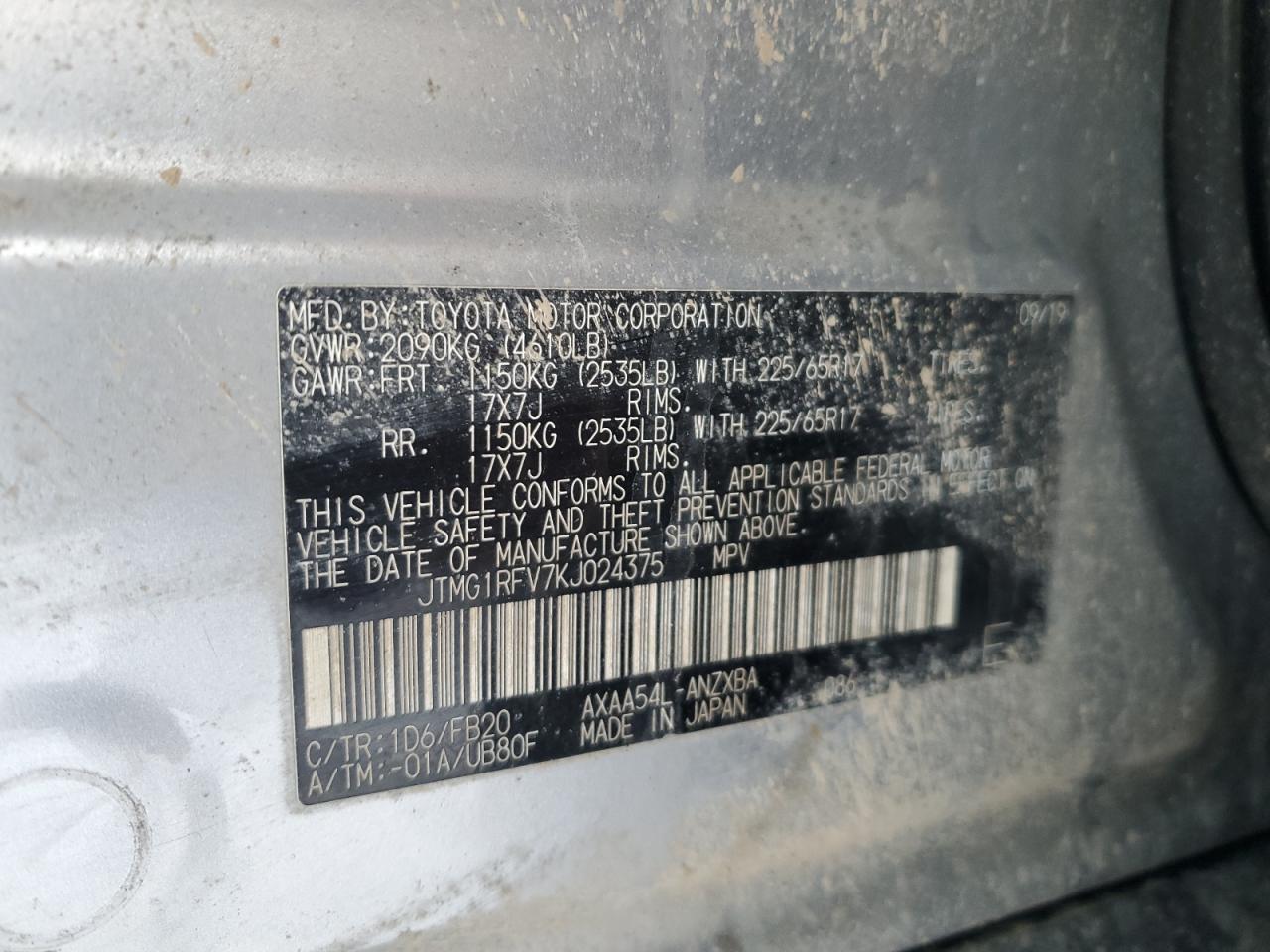 2019 Toyota RAV 4 - Image 13