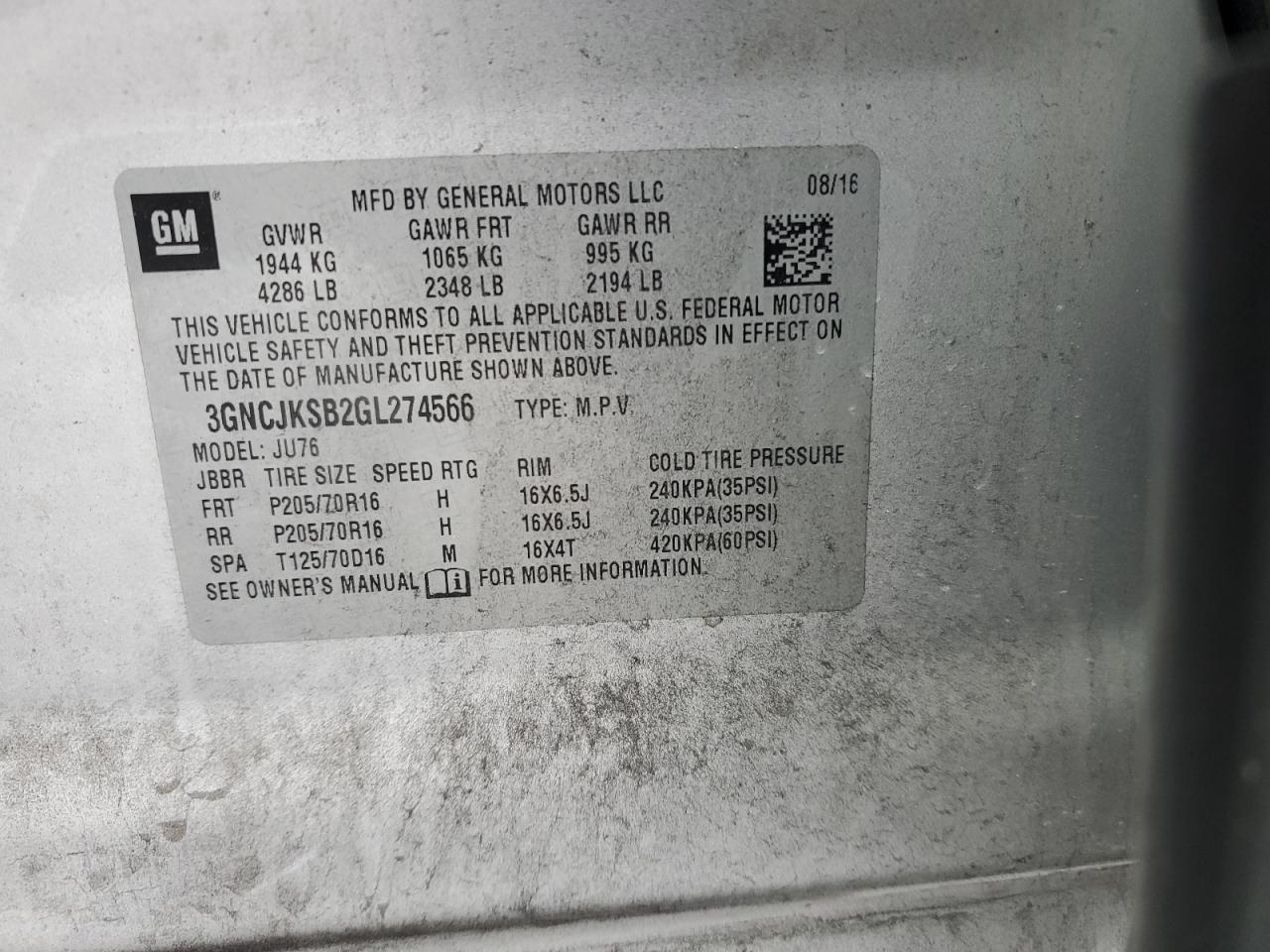 2016 Chevrolet Trax - Image 14