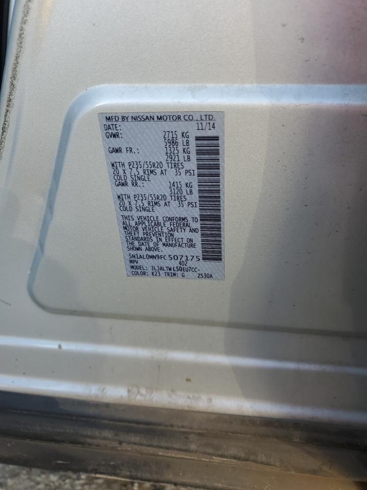 2015 Infiniti QX60 - Image 12