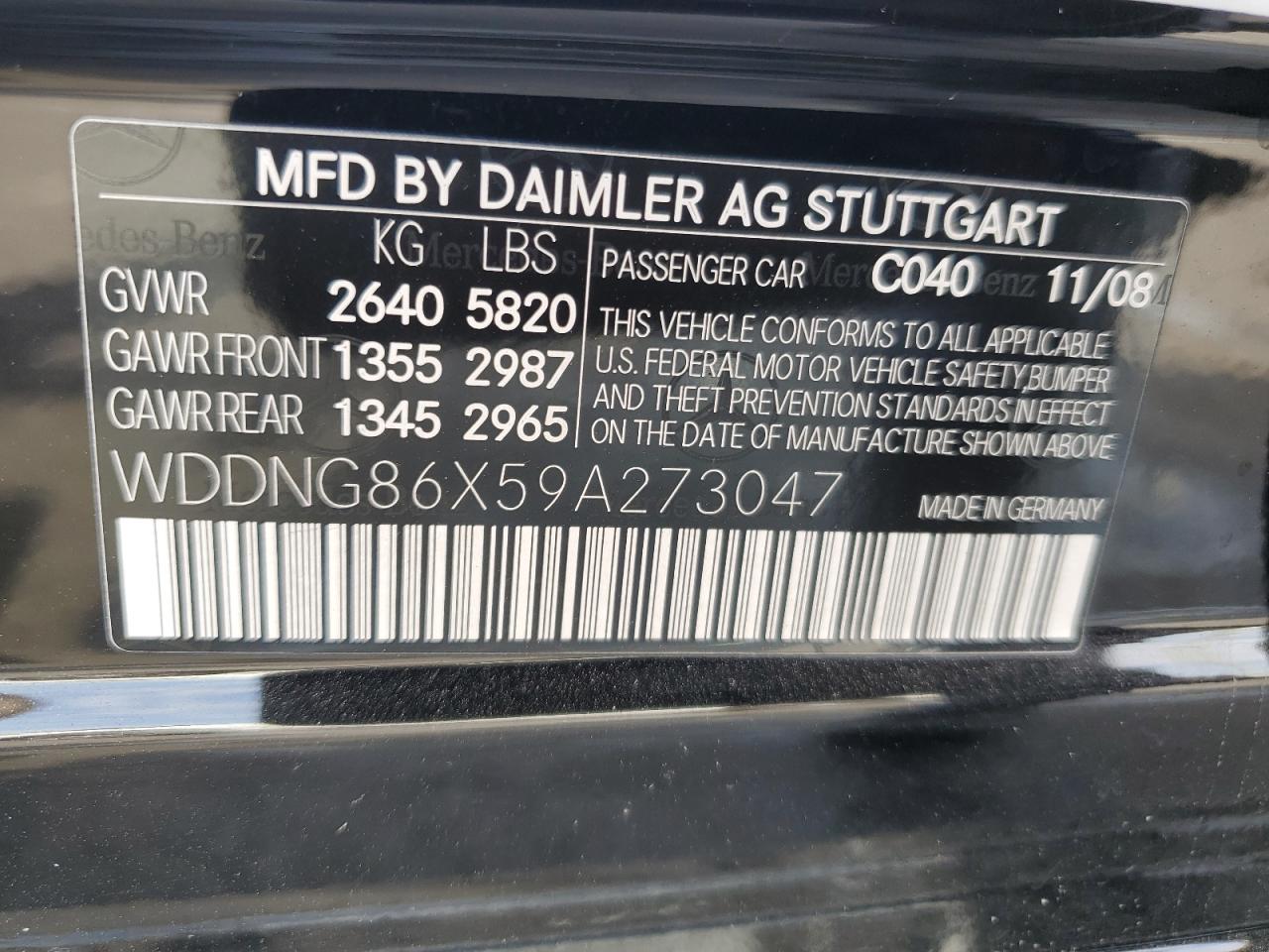 2009 Mercedes-Benz S-klasse - Image 12