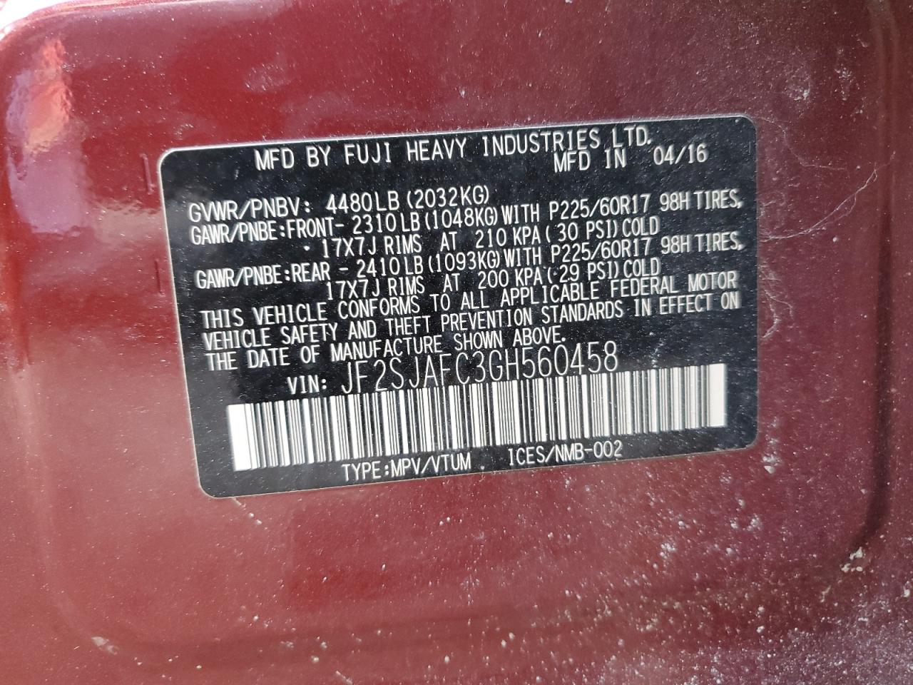 2016 Subaru Forester - Image 12