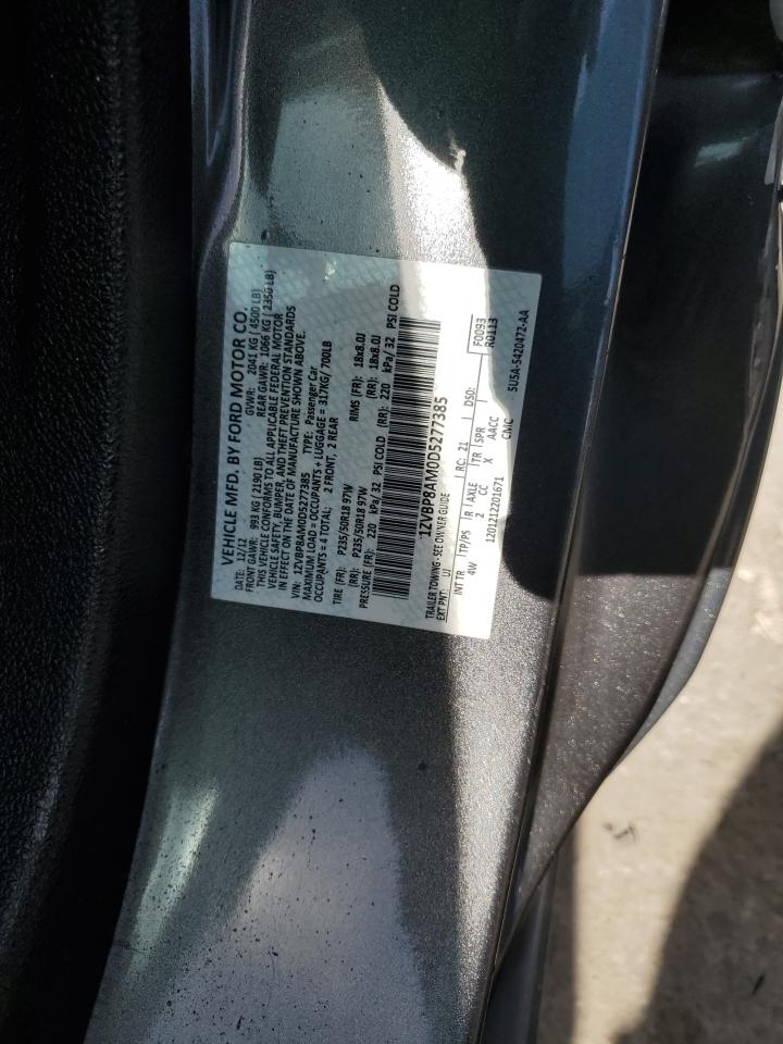 2013 Ford Mustang VIN: 1ZVBP8AM0D5277385 Lot: 42786255