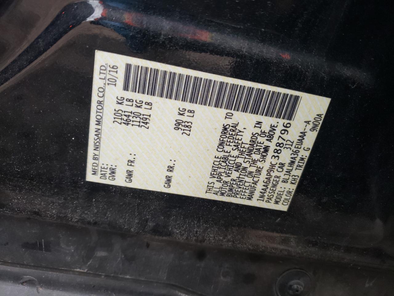 2017 Nissan Maxima - Image 13