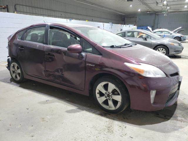 Hatchbacks TOYOTA PRIUS 2013 Fioletowy