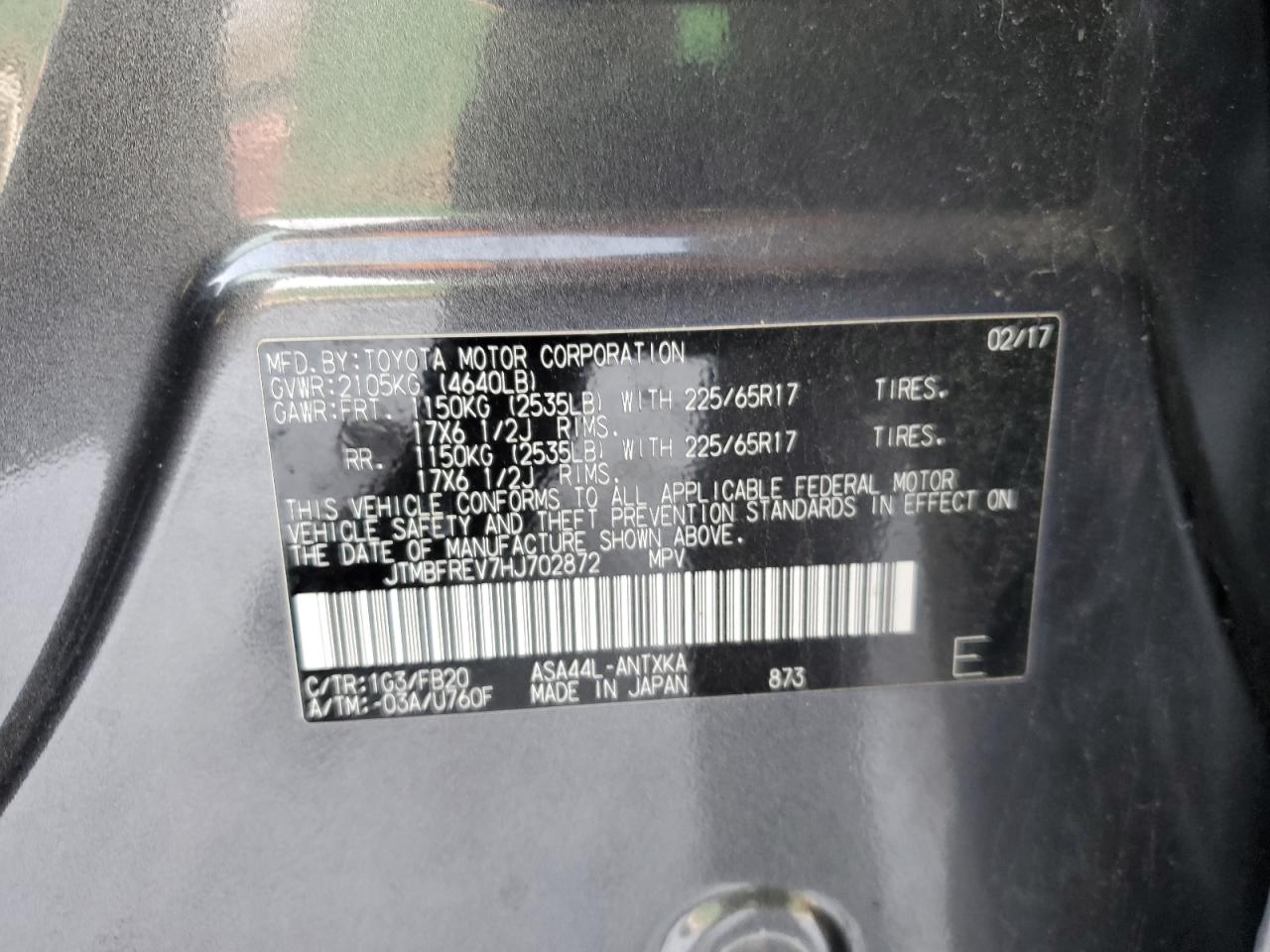 2017 Toyota RAV 4 - Image 12