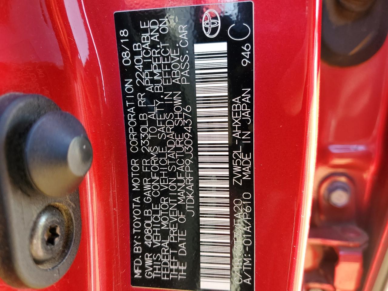 2018 Toyota Prius - Image 13