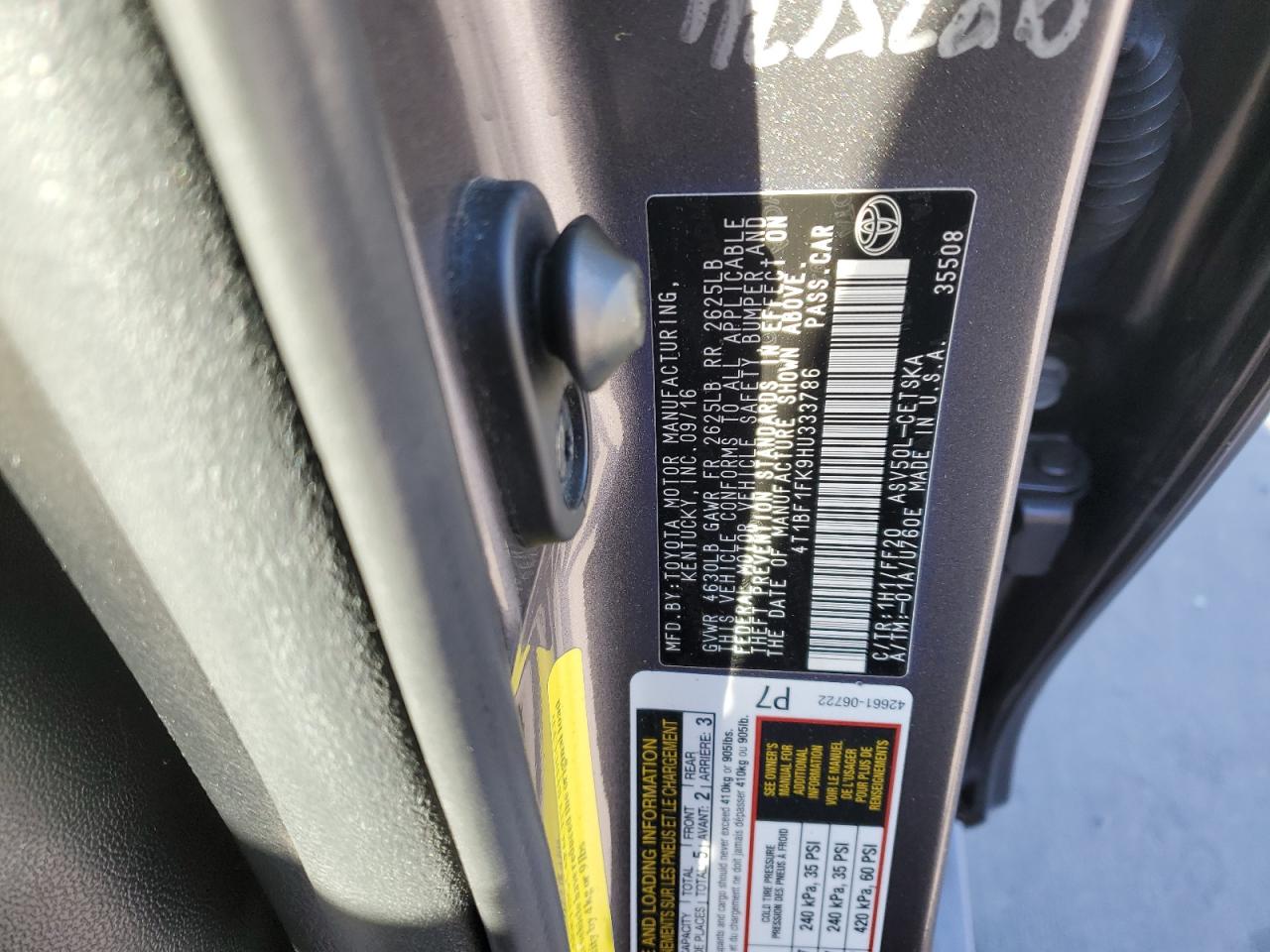 2017 Toyota Camry - Image 13