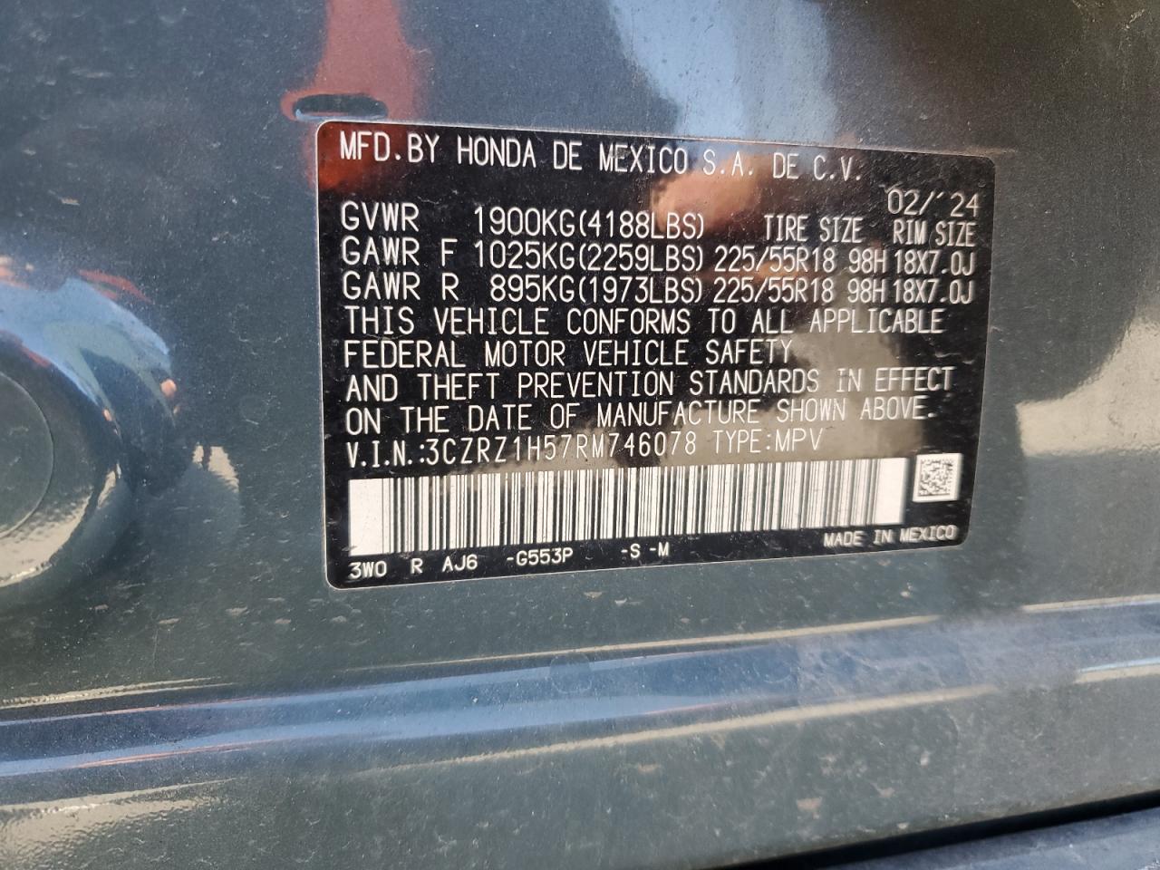 2024 Honda HR-V - Image 12