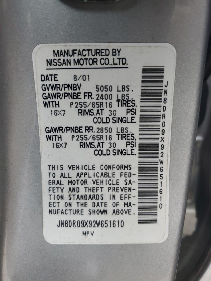 2002 Nissan Pathfinder - Image 13