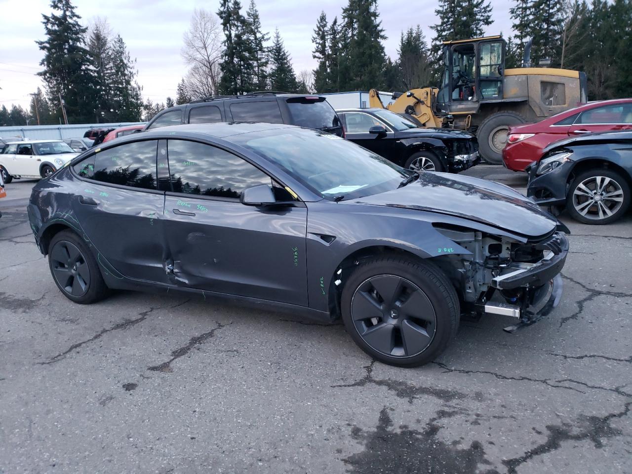 VIN 5YJ3E1EA1PF698734 2023 TESLA MODEL 3 no.4