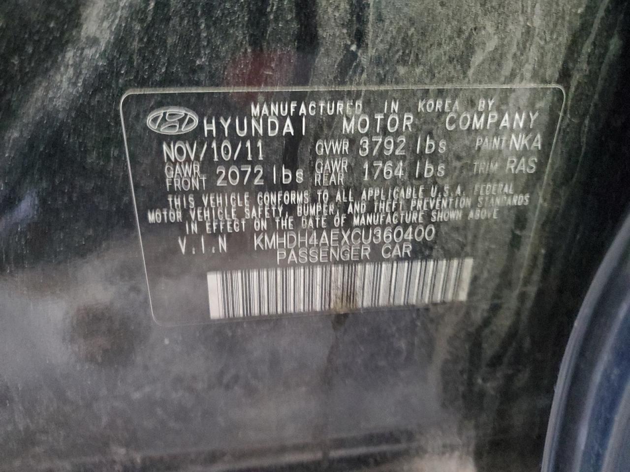 2012 Hyundai Elantra - Image 13