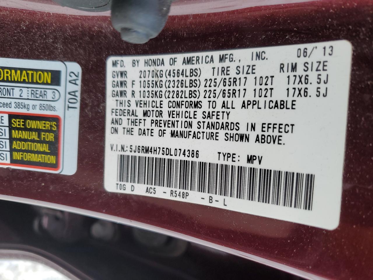 2013 Honda CR-V - Image 13