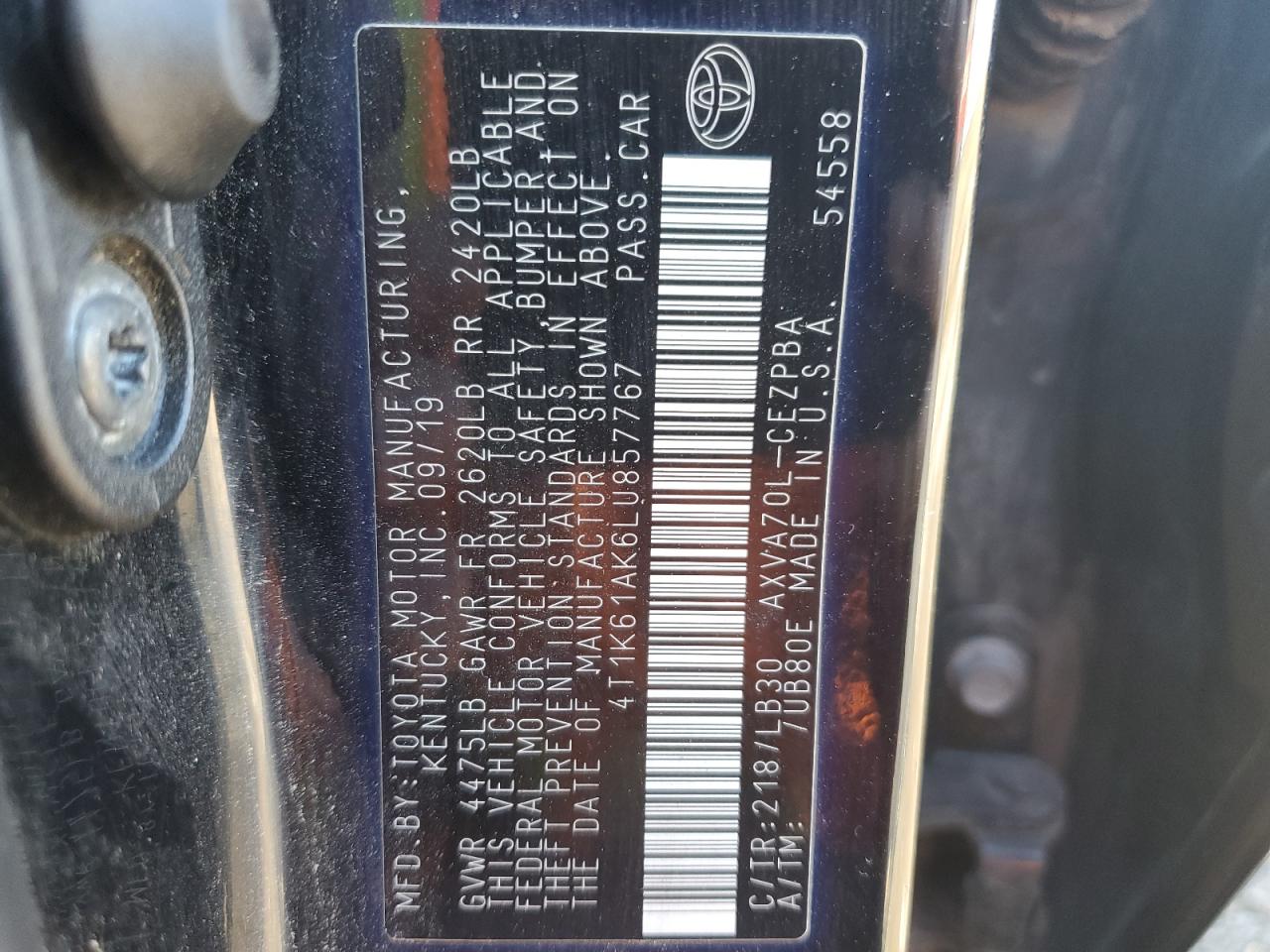 2020 Toyota Camry - Image 15