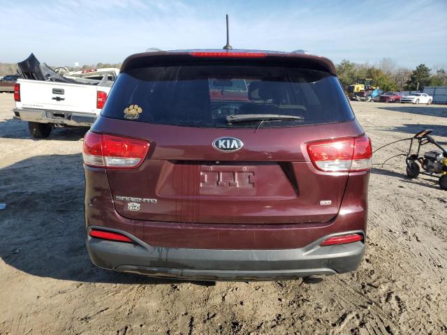  KIA SORENTO 2017 Maroon