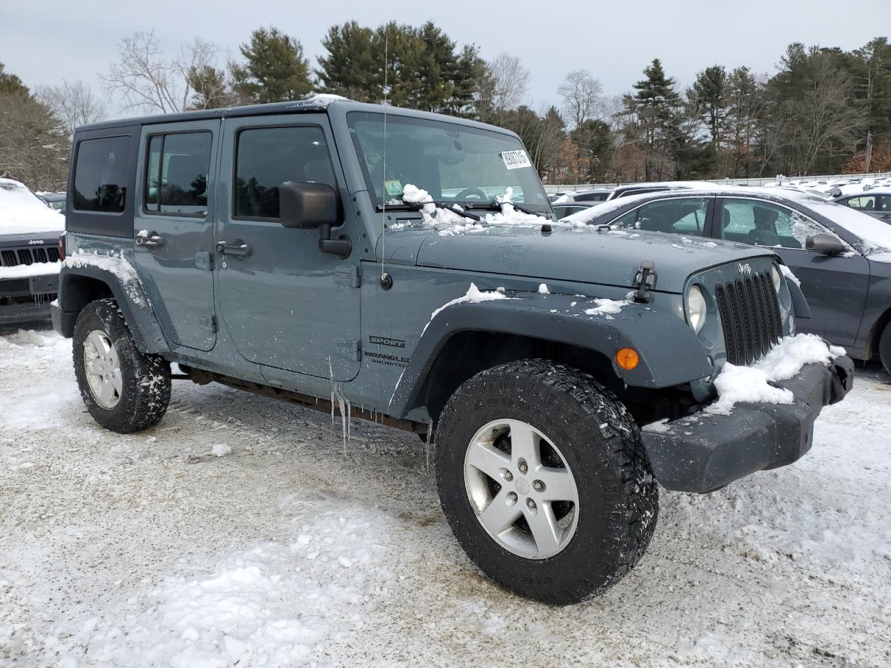 VIN 1C4BJWDG1EL187626 2014 JEEP WRANGLER no.4