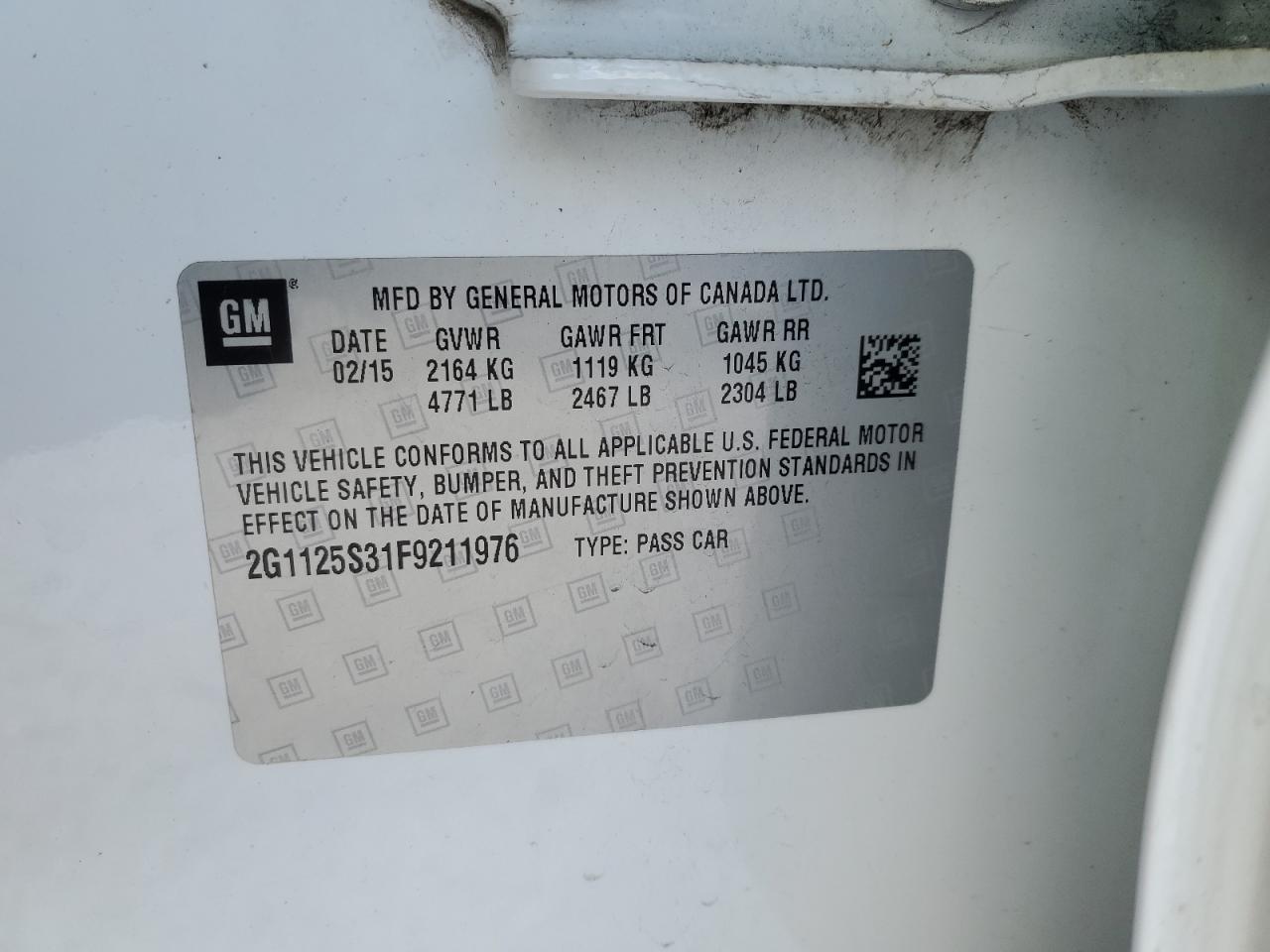 2015 Chevrolet Impala - Image 12