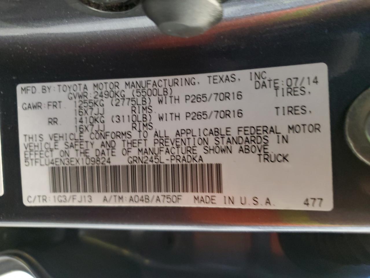 2014 Toyota Tacoma - Image 12