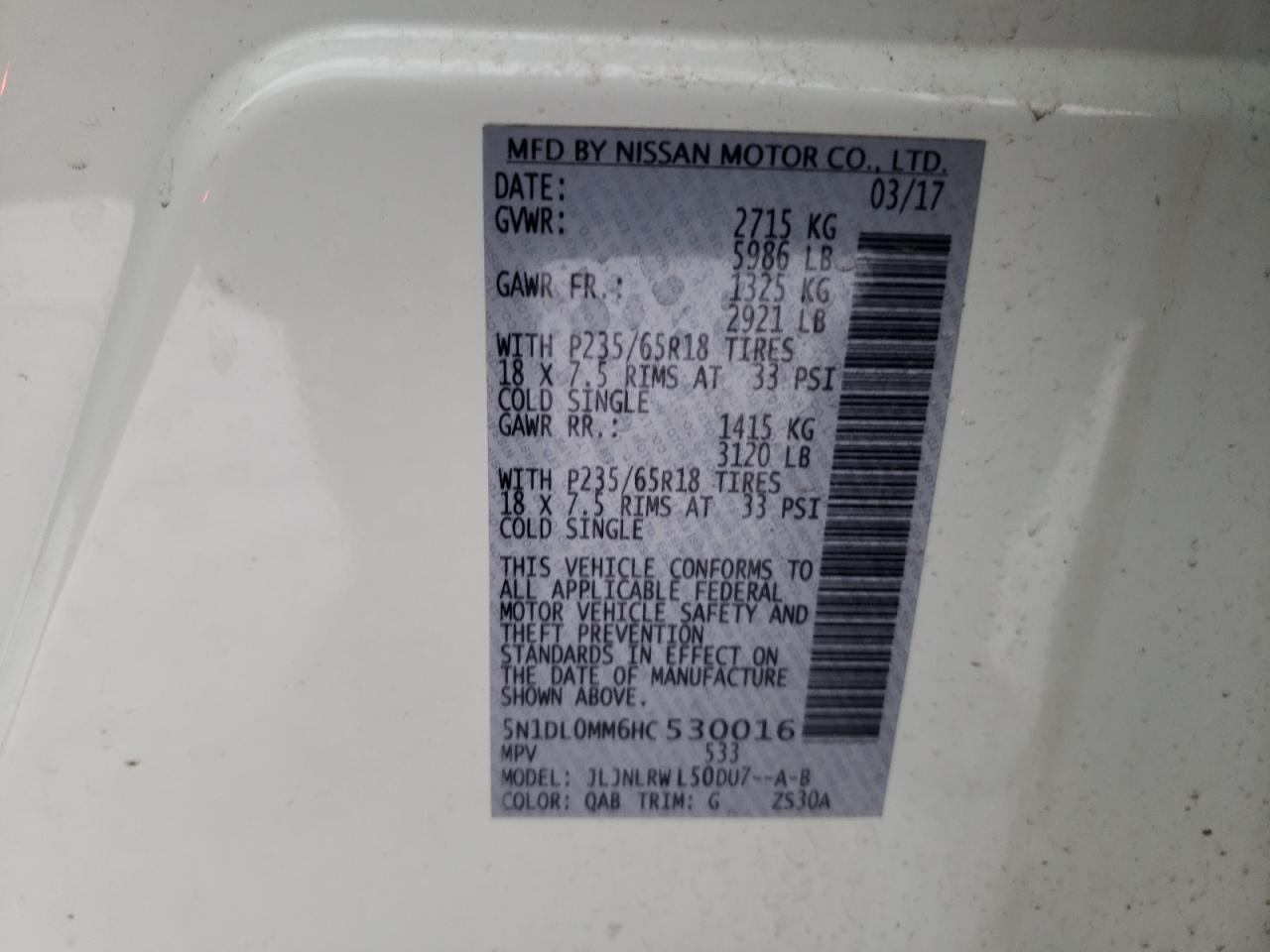 2017 Infiniti QX60 - Image 15