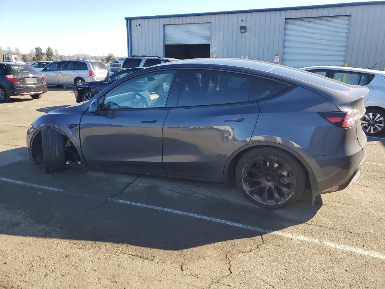 VIN 7SAYGDEE2PF914369 2023 TESLA MODEL Y no.2