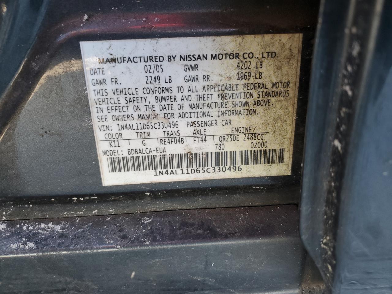 2005 Nissan Altima - Image 15