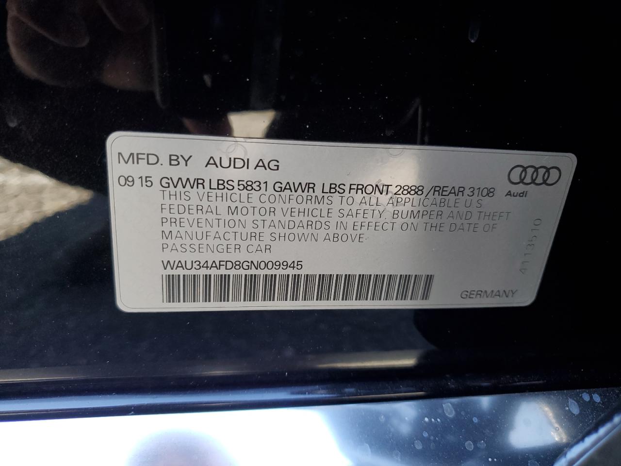 2016 Audi A8 - Image 12