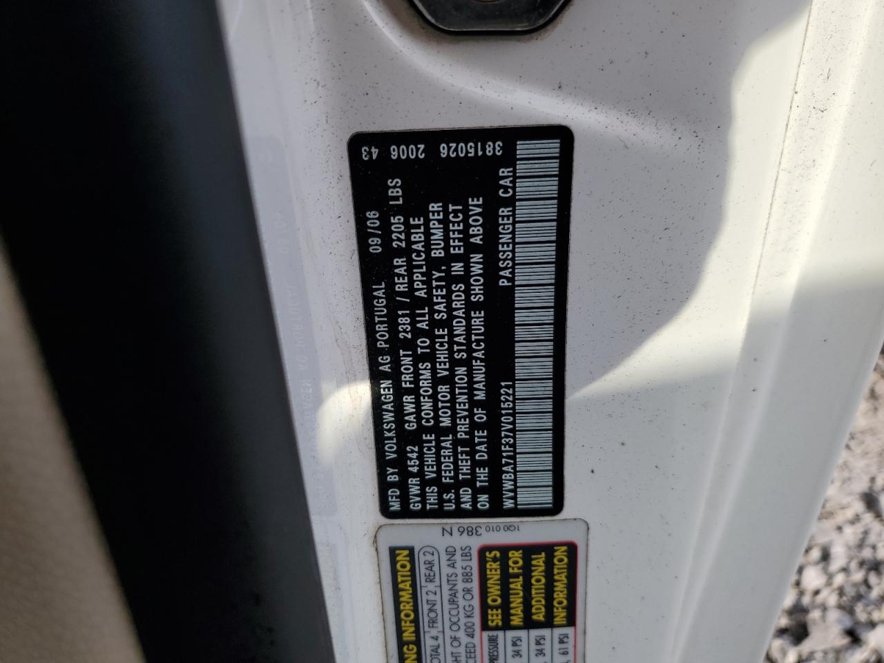 2007 Volkswagen Eos - Image 13