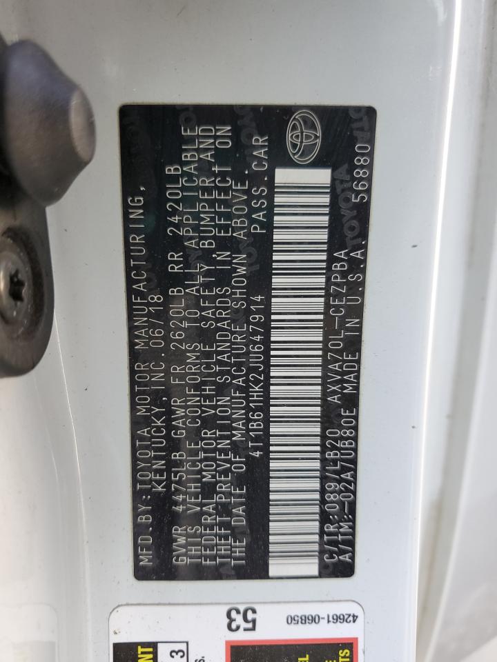 2018 Toyota Camry - Image 12