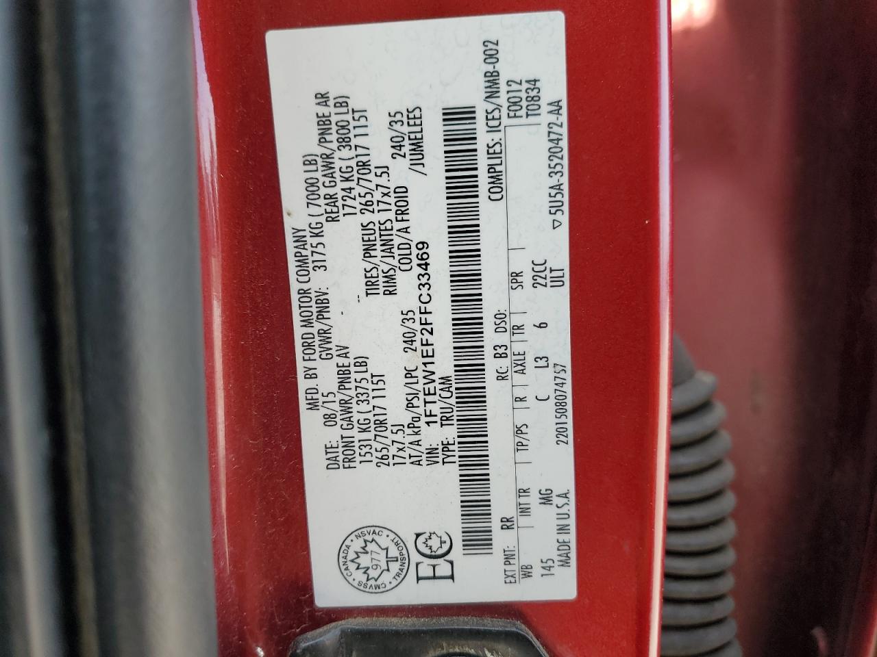 2015 Ford F-150 - Image 12