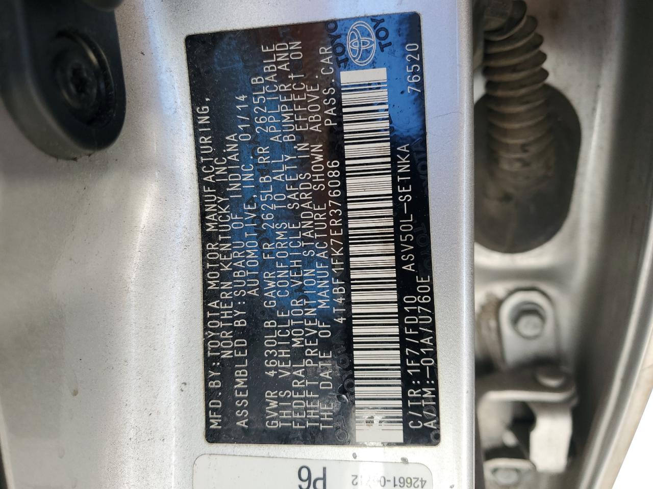 2014 Toyota Camry - Image 13