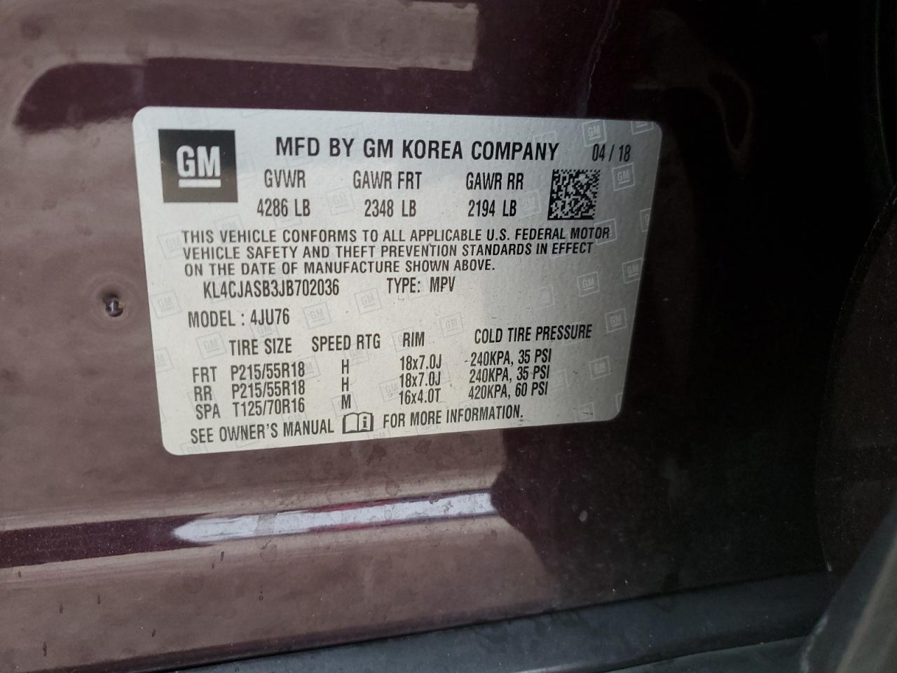 2018 Buick Encore - Image 15
