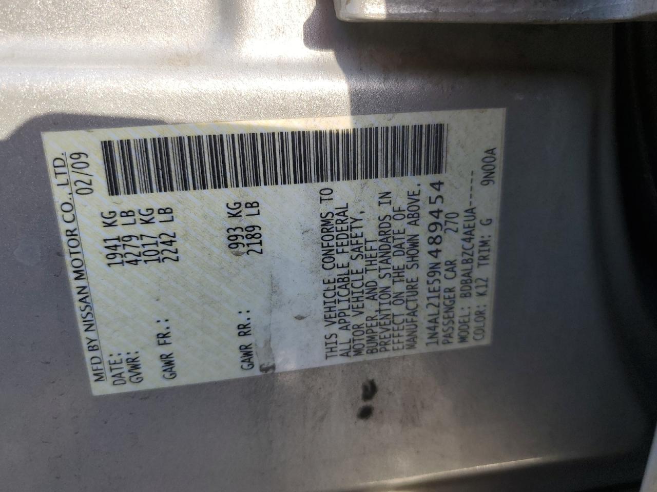 2009 Nissan Altima - Image 14