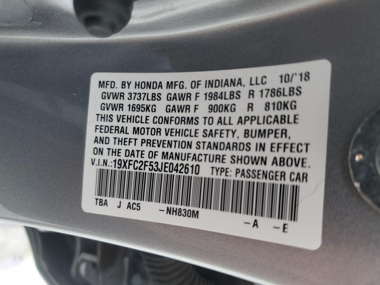 2018 Honda Civic - Image 12