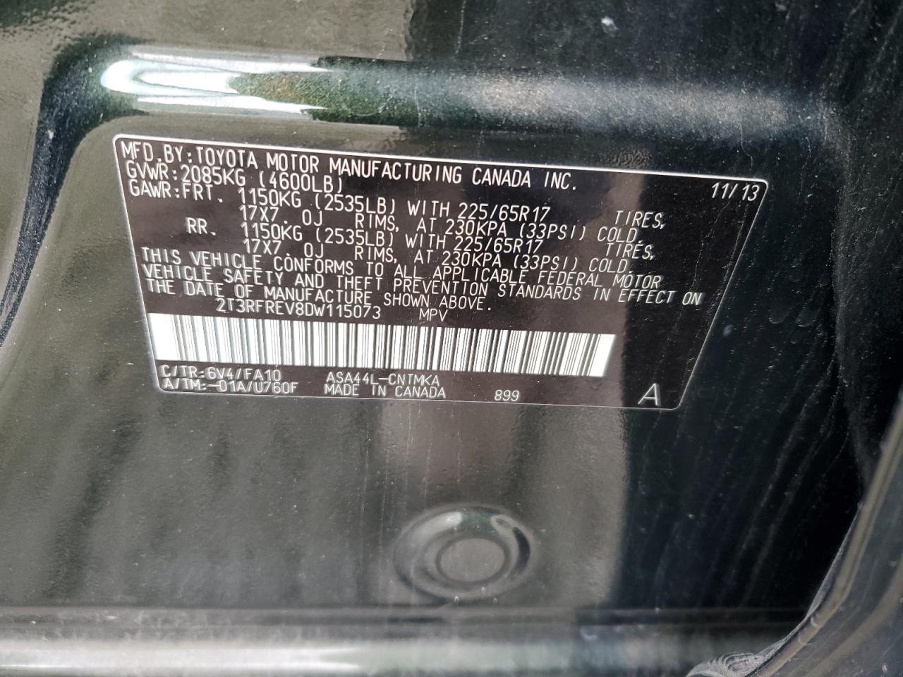2013 Toyota RAV 4 - Image 13