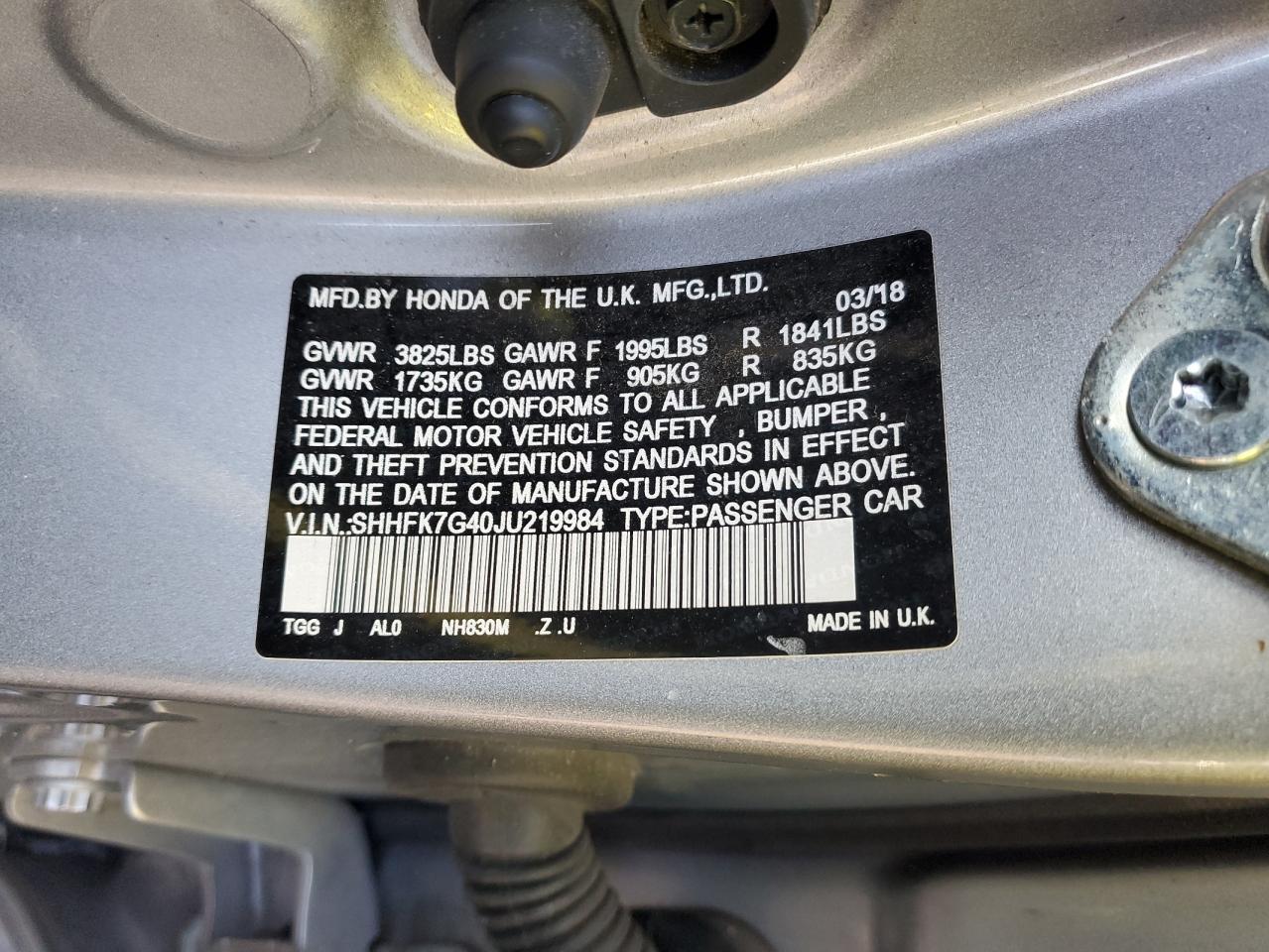 2018 Honda Civic - Image 12