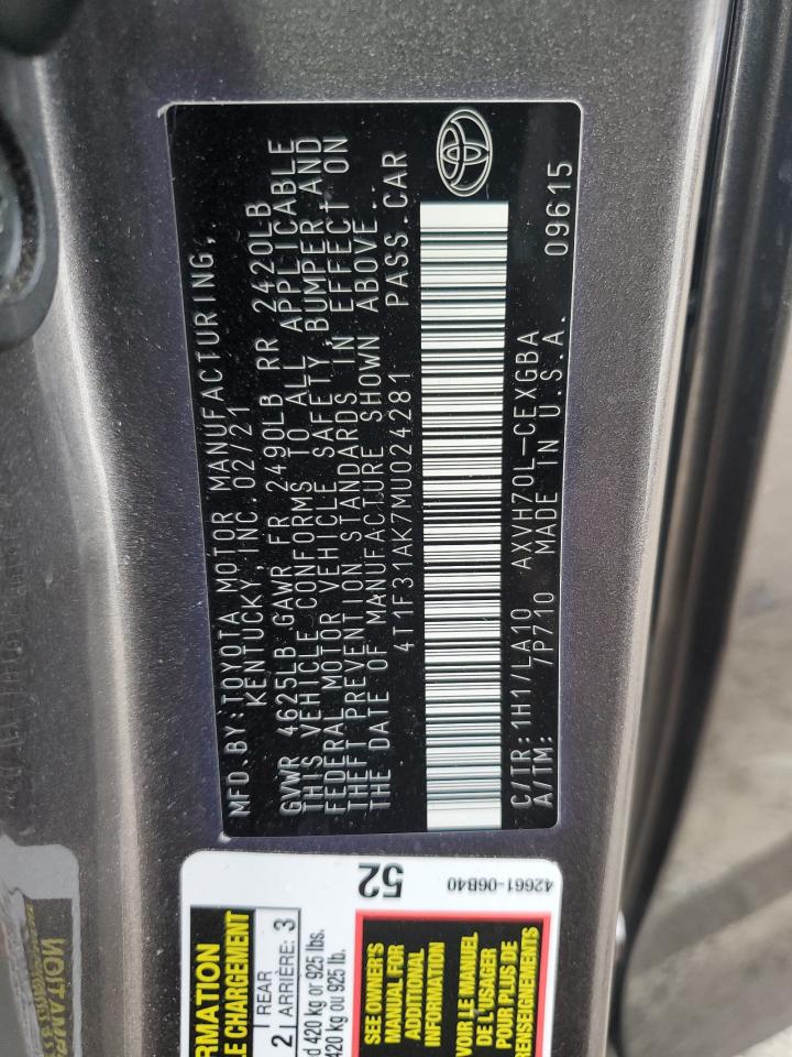 2021 Toyota Camry - Image 14