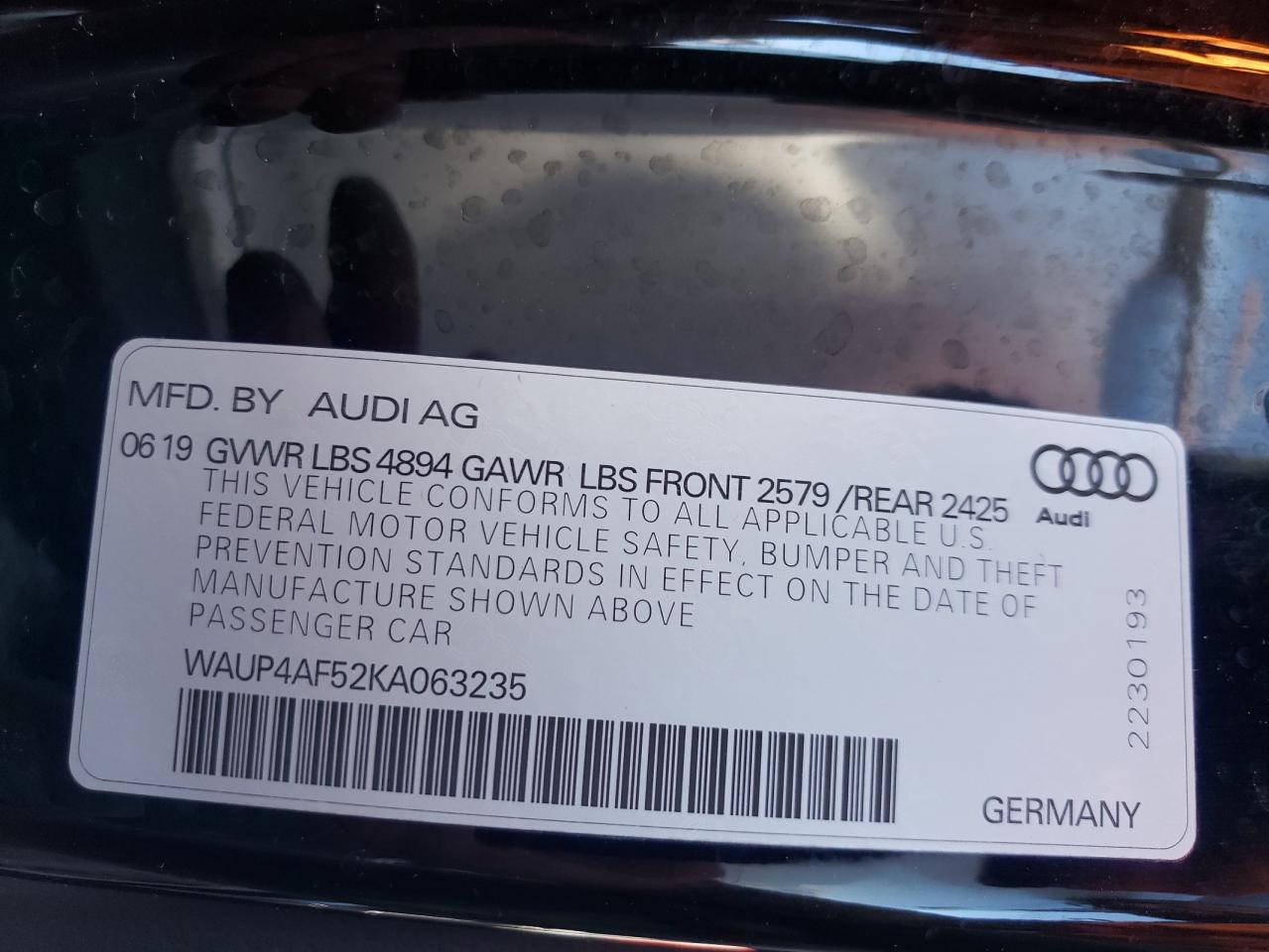 2019 Audi RS5 - Image 12