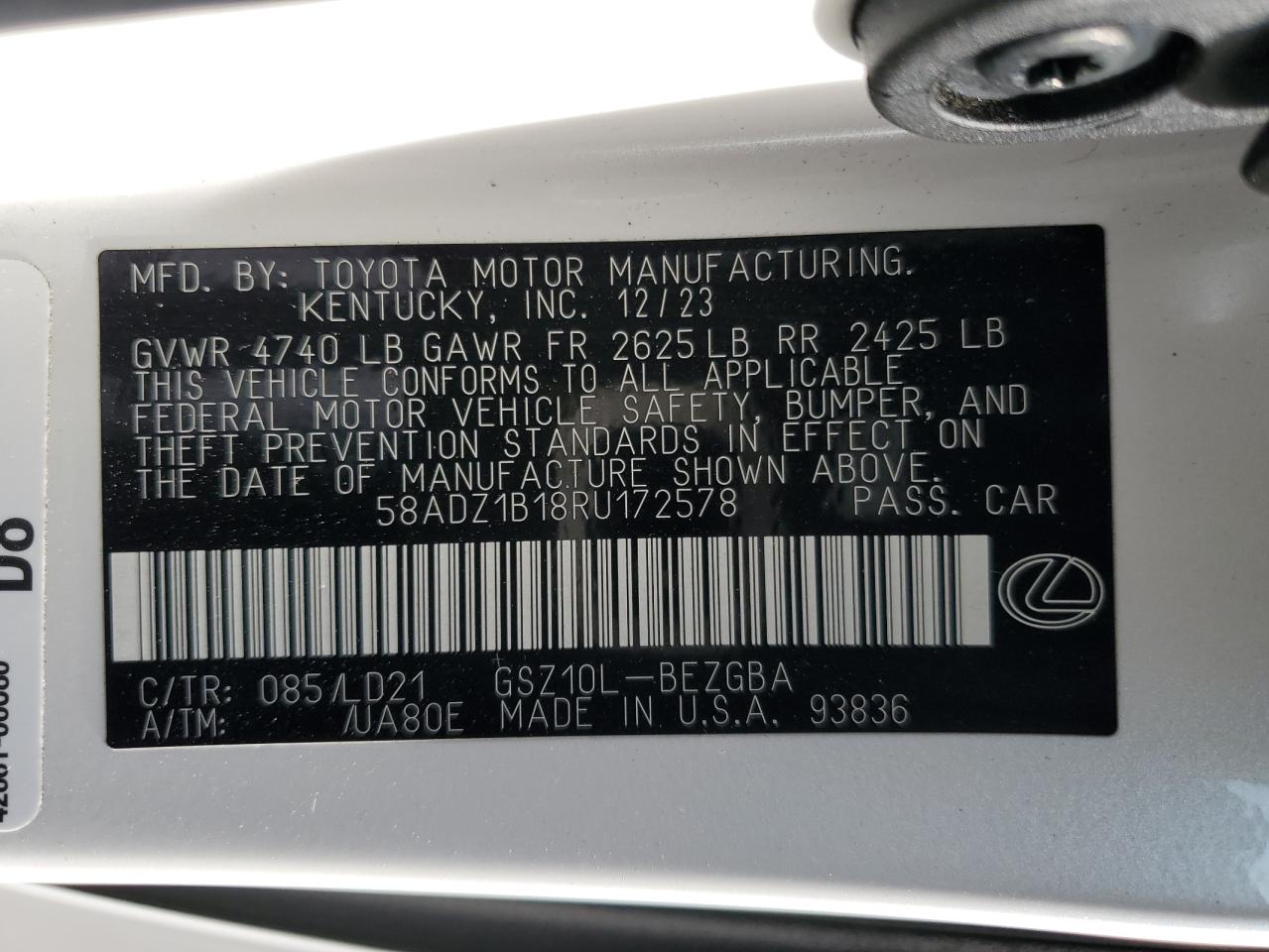 2024 Lexus ES - Image 15