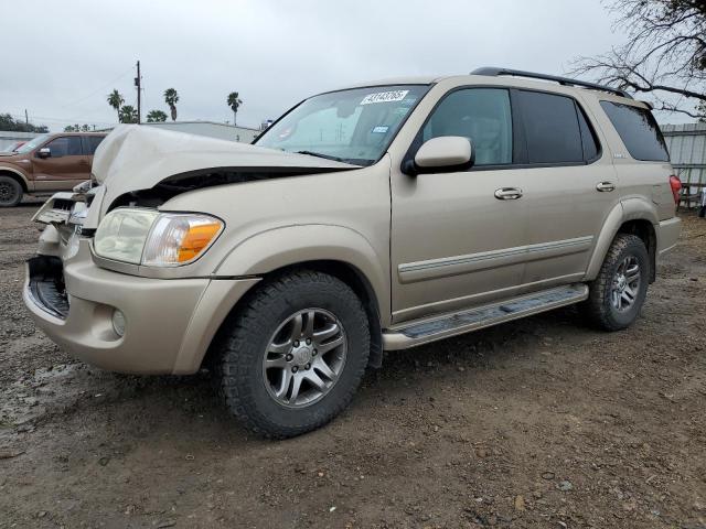 2005 Toyota Sequoia Limited продається в Mercedes, TX - Front End