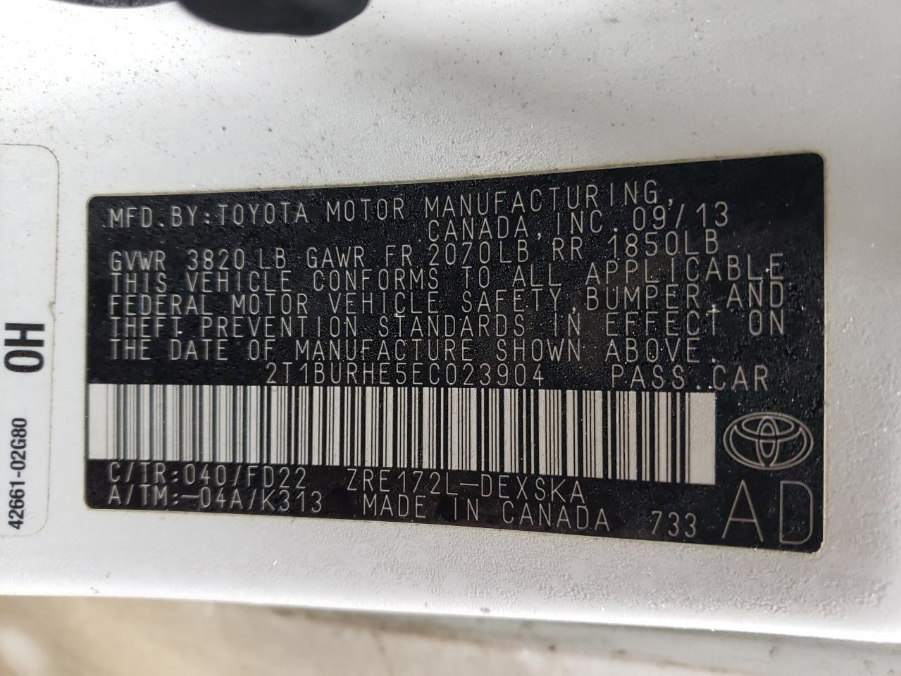 2014 Toyota Corolla - Image 14