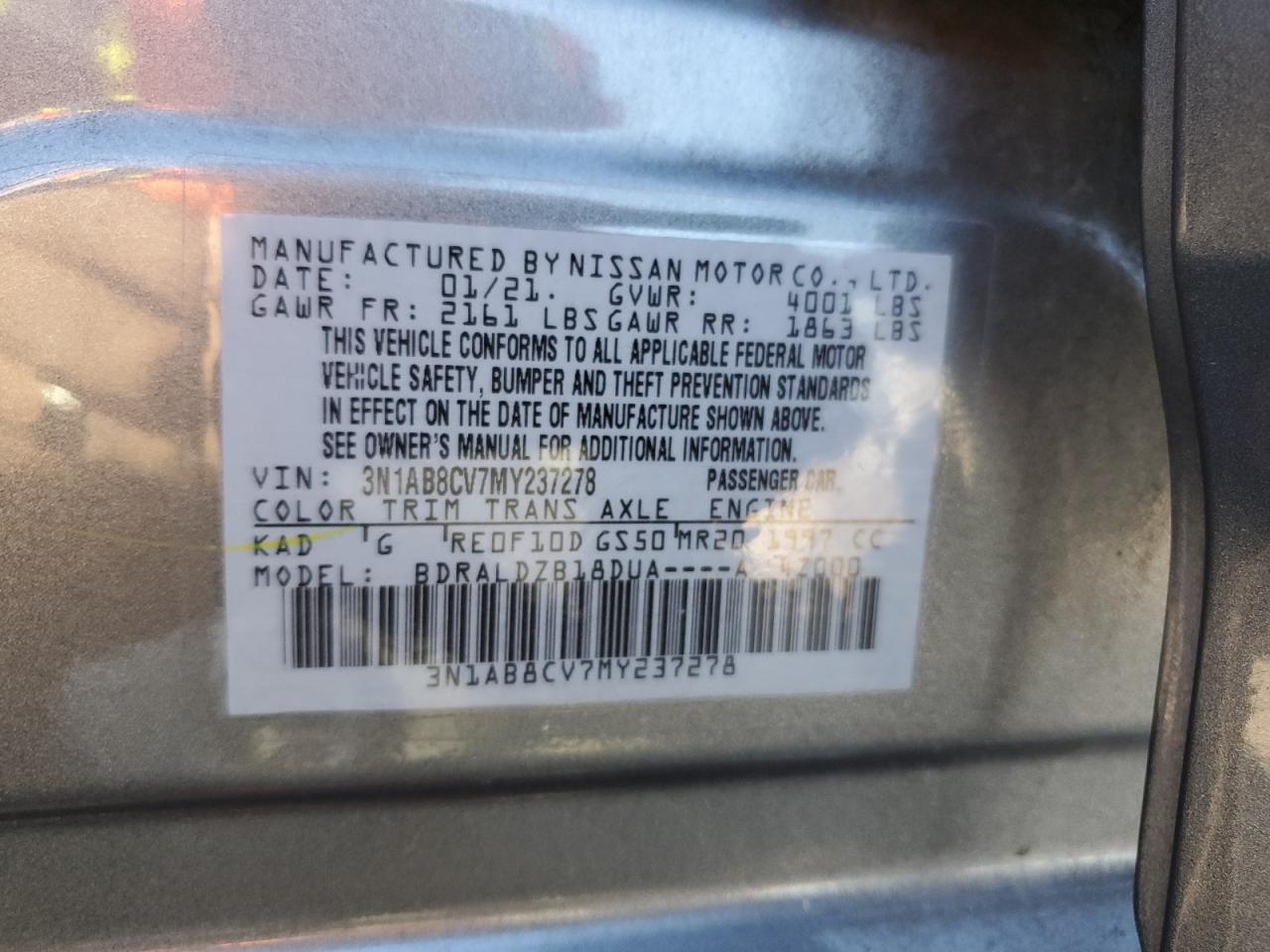 2021 Nissan Sentra - Image 13
