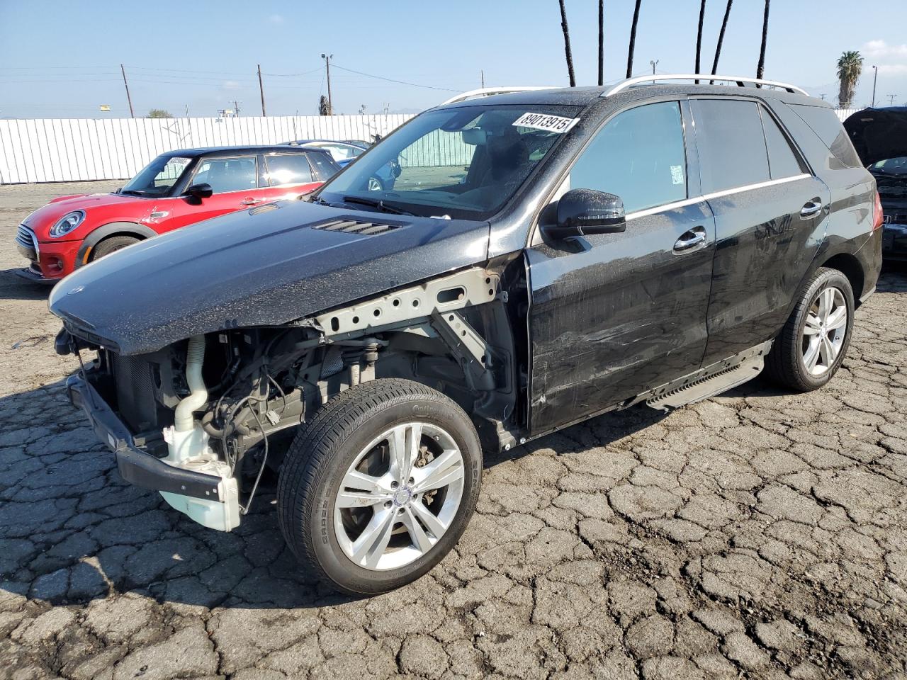 2015 Mercedes-Benz Ml 350 black null gas 4JGDA5JB7FA618443 photo #1