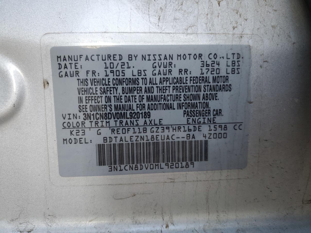 2021 Nissan Versa - Image 12
