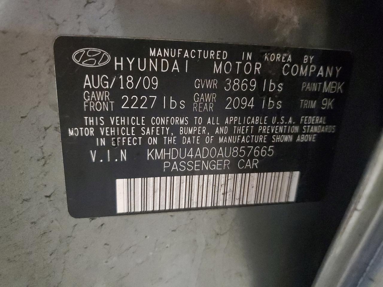 2010 Hyundai Elantra - Image 12