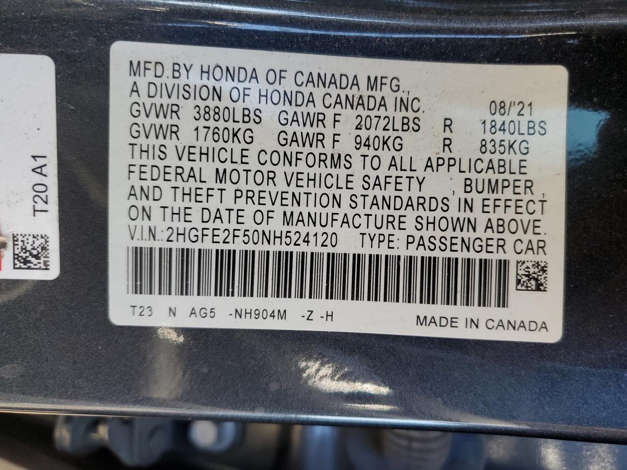 2022 Honda Civic - Image 12