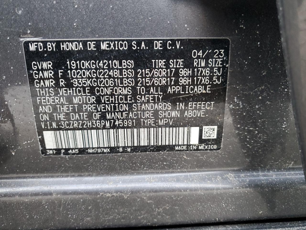 2023 Honda HR-V - Image 16