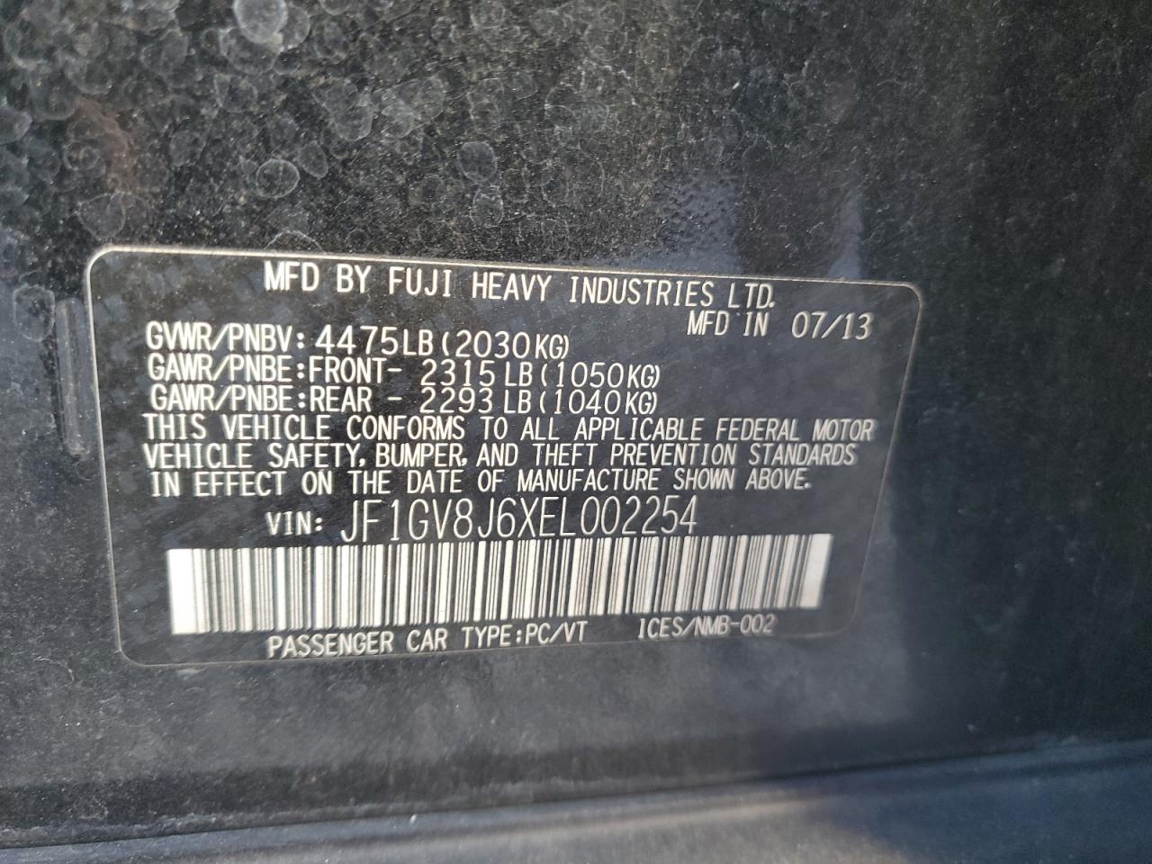 2014 Subaru WRX - Image 13