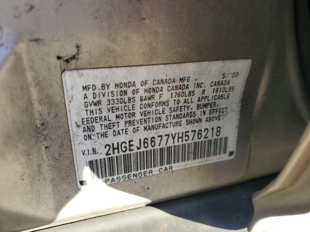 2000 Honda Civic - Image 13