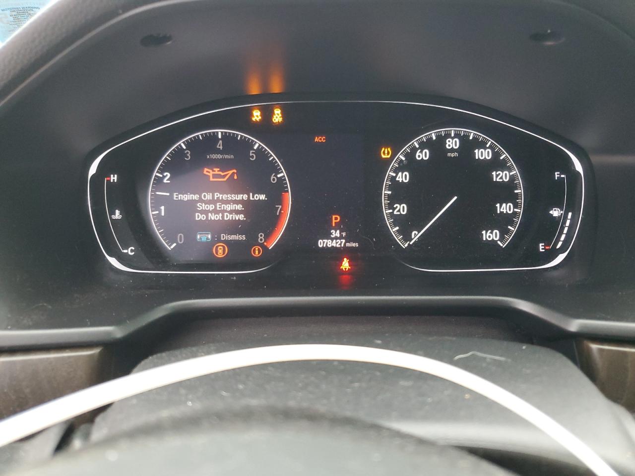 1HGCV1F5XKA161218 HONDA ACCORD 2019